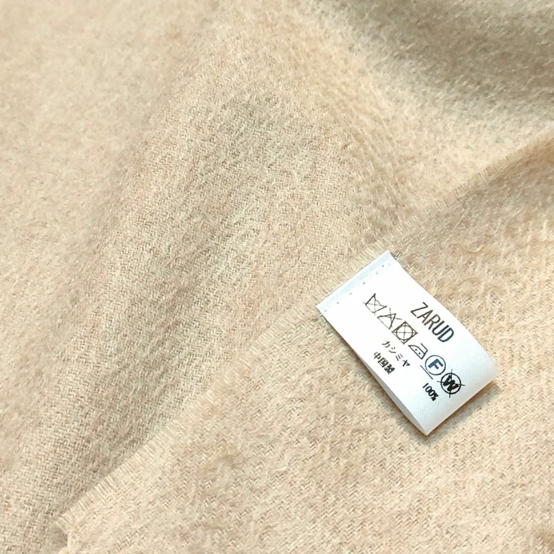 値下中 60cm幅 無染色100% カシミヤストール60×190cm 新品の 値下中 60cm幅 無染色100% カシミヤストール60×190cm 新品の