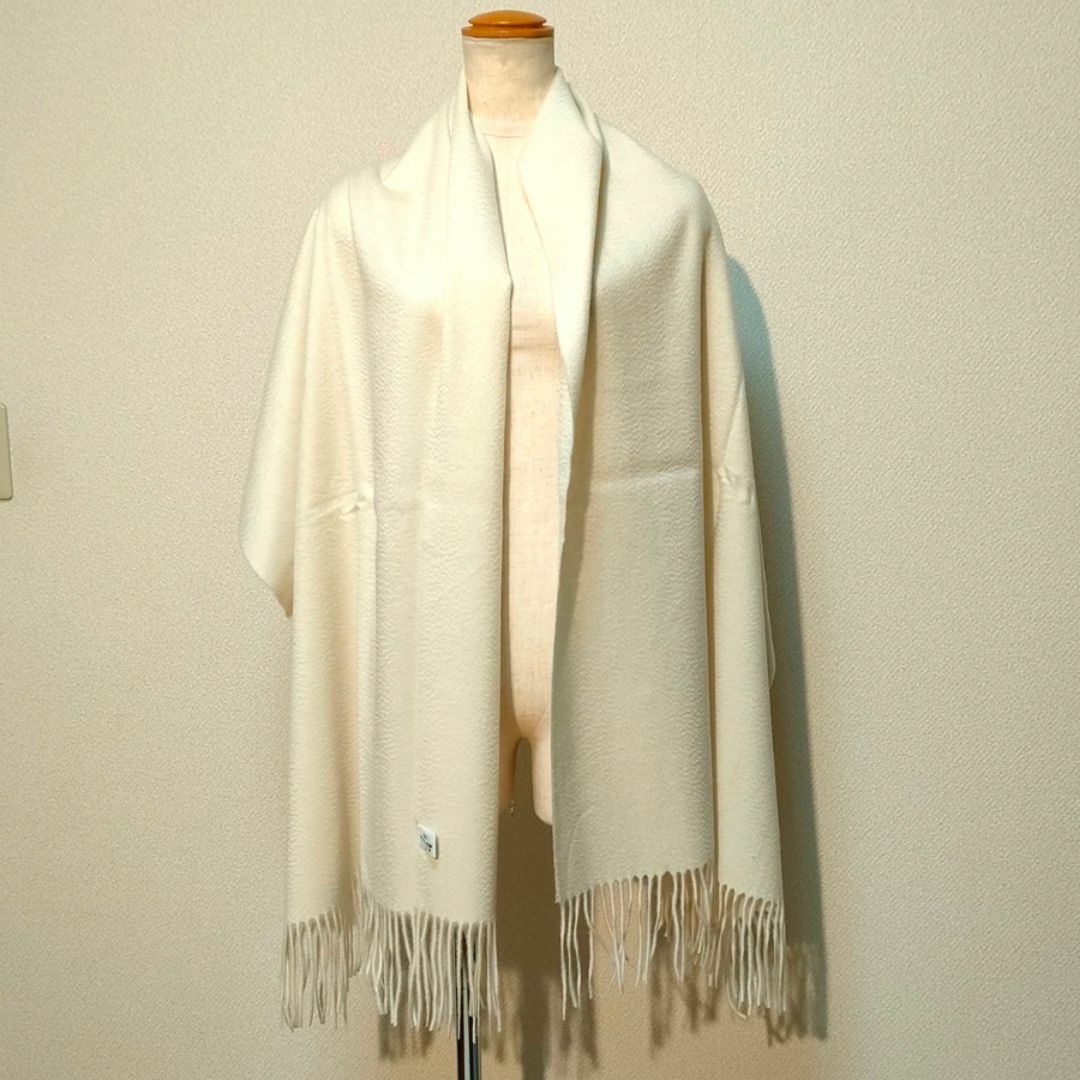 値下中 60cm幅 無染色100% カシミヤストール60×190cm 新品の 値下中 60cm幅 無染色100% カシミヤストール60×190cm 新品の