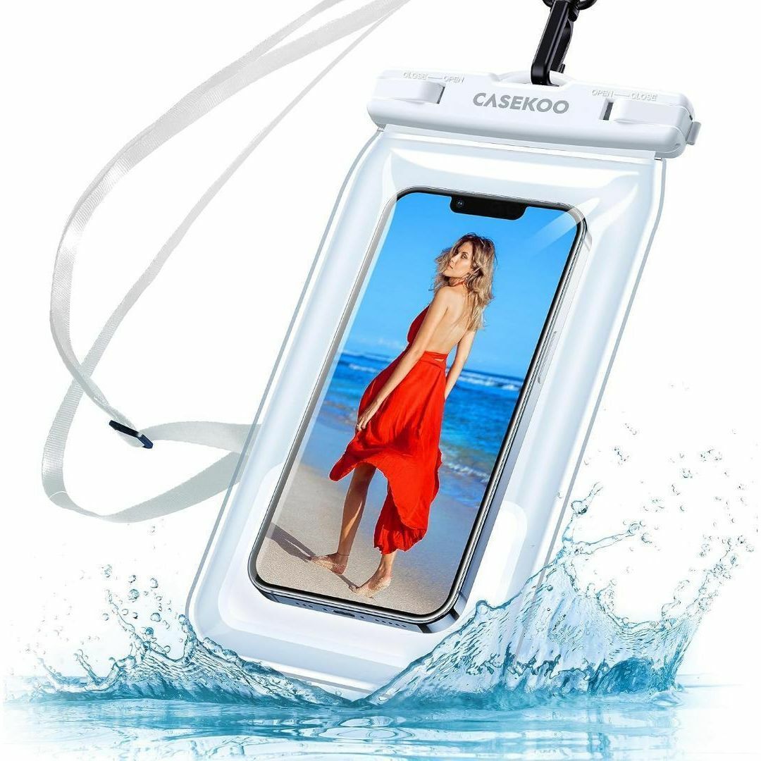 防水スマホケース 3個セット IPX8認定 完全防水 最大6.7インチ対応 スマホ/家電/カメラのスマホアクセサリー(モバイルケース/カバー)の商品写真