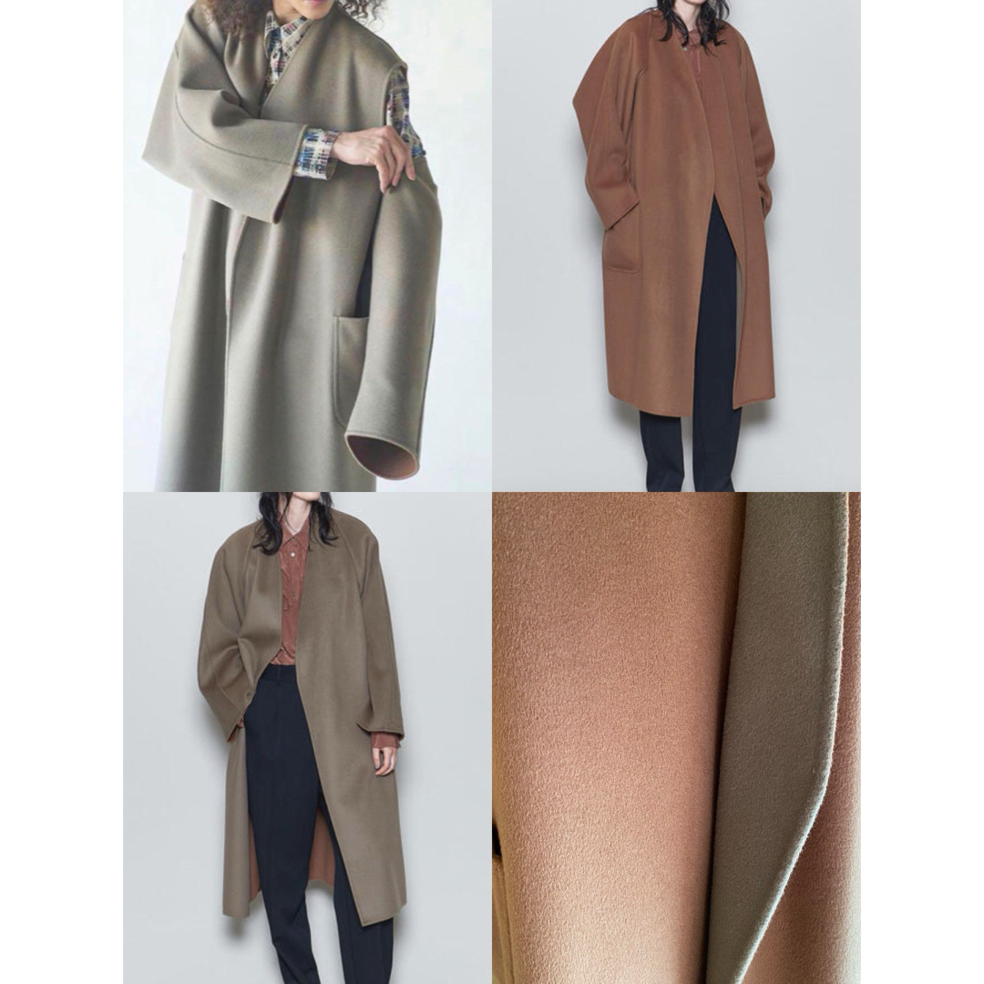 6 (ROKU) - <6(ROKU)>REVER VEST×BOLERO COAT/コート の通販 6 (ROKU) - <6(ROKU)>REVER VEST×BOLERO COAT/コート の通販