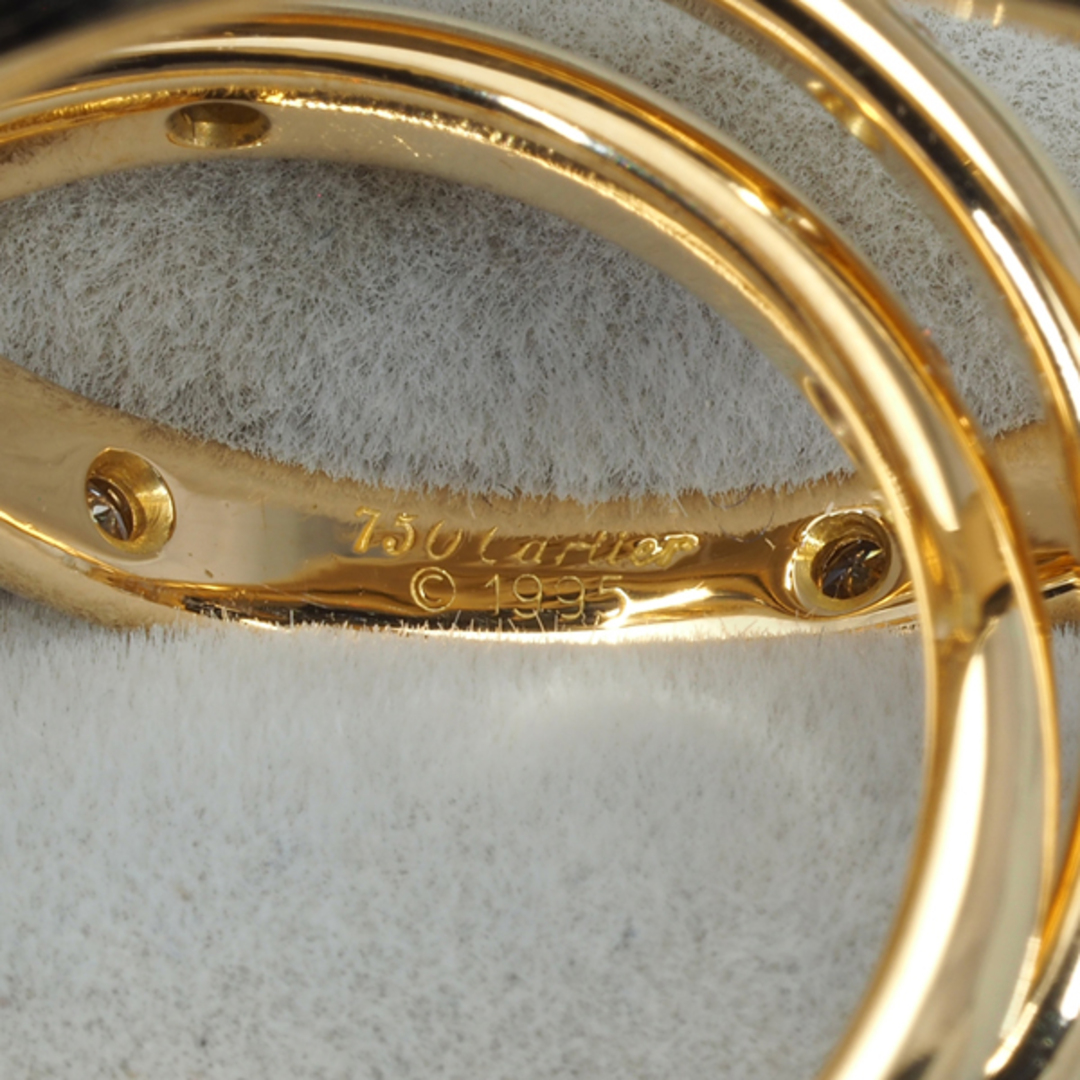 Cartier - カルティエ トリニティリング ダイヤ ダイヤモンド Cartier - カルティエ トリニティリング ダイヤ ダイヤモンド