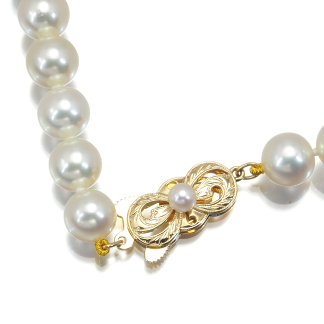 MIKIMOTO - ミキモト ネックレス パール 真珠 7.0-10.0mm K14YG MIKIMOTO - ミキモト ネックレス パール 真珠 7.0-10.0mm K14YG