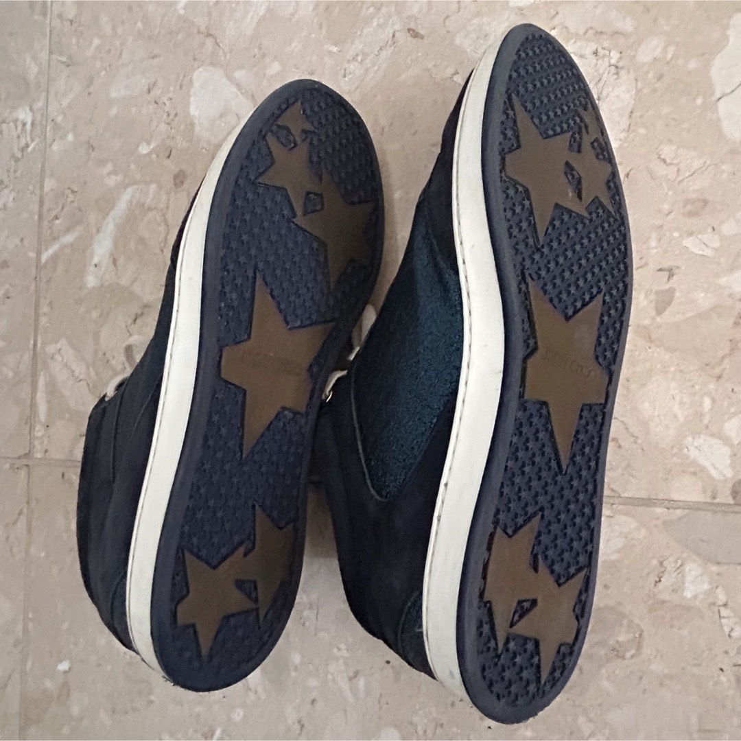 JIMMY CHOO(ジミーチュウ)のJimmy Choo スニーカー サイズ39ネイビー スウェード レディースの靴/シューズ(スニーカー)の商品写真