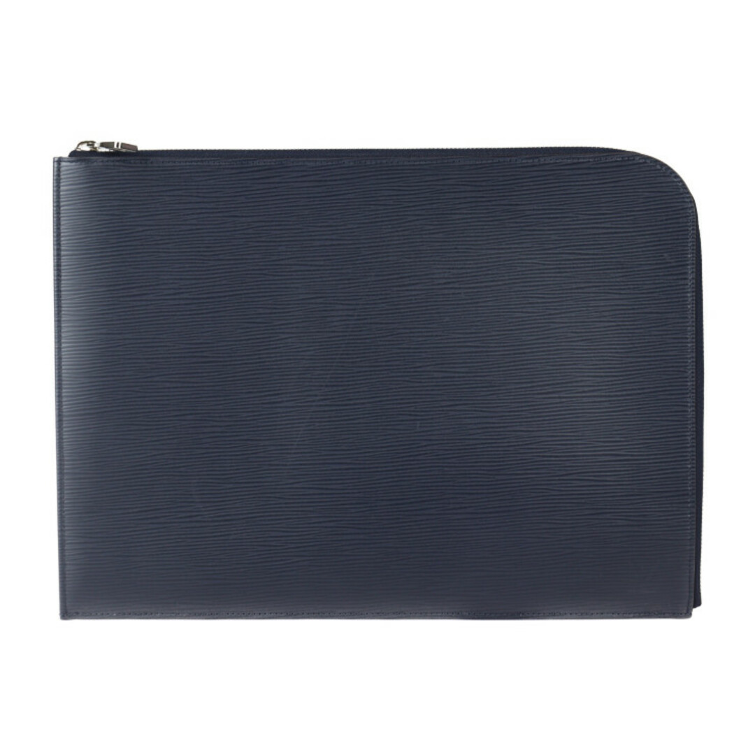 LOUIS VUITTON - LOUIS VUITTON ルイ ヴィトン  ポシェットジュールGM クラッチバッグ M64154 エピレザー   ブルーマリーヌ シルバー金具  L字ファスナー クラッチバッグ ポーチ ビトン 【本物保証】