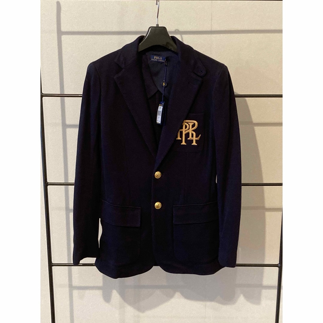 美品】POLO RALPH LAUREN 紺ブレザー ジャケット エンブレム 美品】POLO RALPH LAUREN 紺ブレザー ジャケット エンブレム