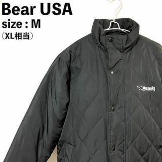 Bear USA - Bear USA ファー刺繍ロゴダウンジャケット L〜XL相当 Bear USA - Bear USA ファー刺繍ロゴダウンジャケット L〜XL相当