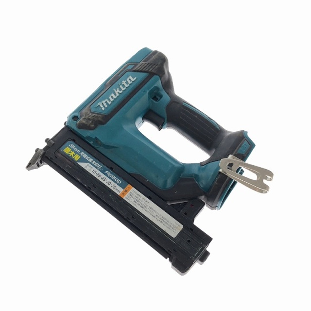 ☆品☆makita マキタ 18V 35mm 充電式面木釘打機 FN350D 本体 ☆品☆makita マキタ 18V 35mm 充電式面木釘打機 FN350D 本体