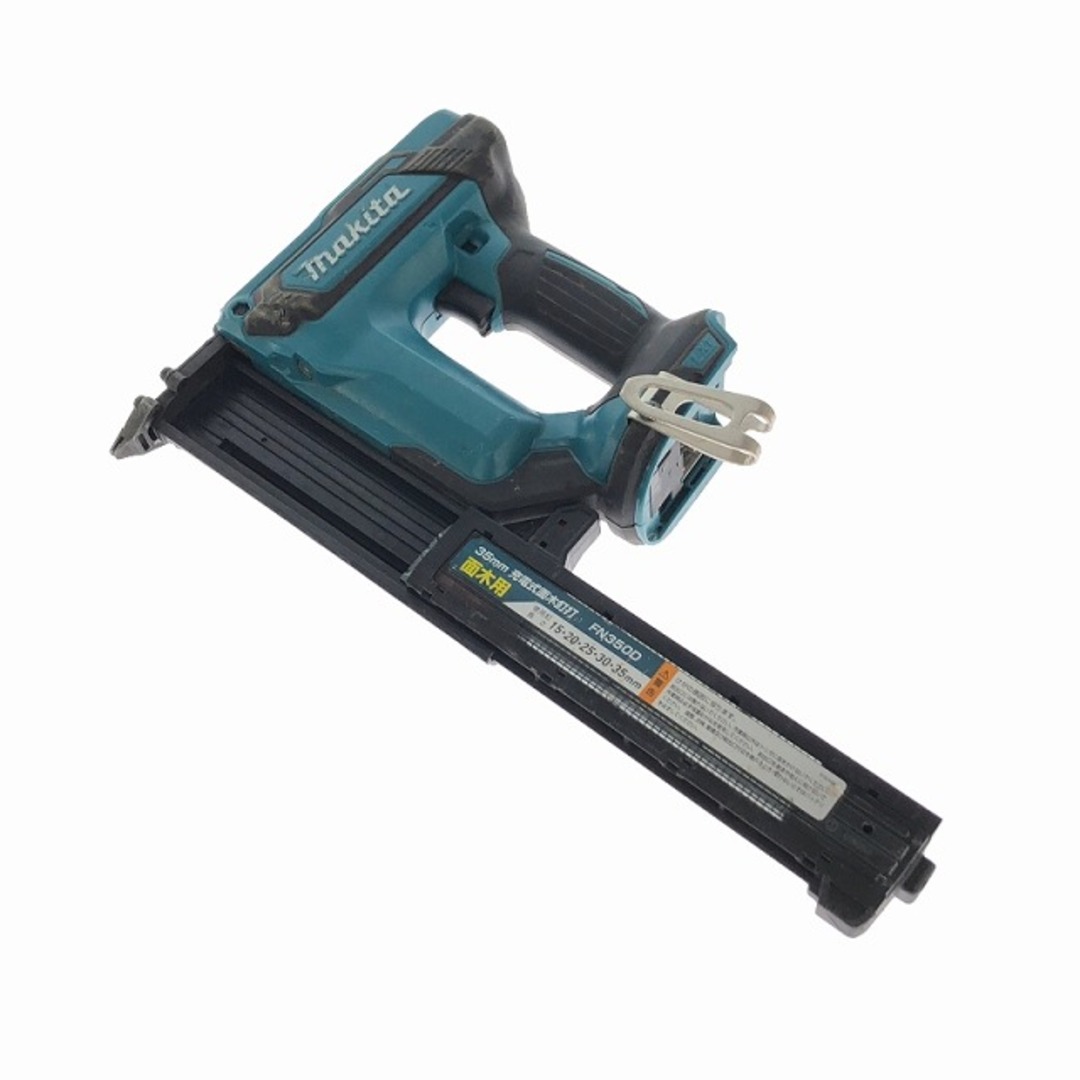 ☆品☆makita マキタ 18V 35mm 充電式面木釘打機 FN350D 本体 ☆品☆makita マキタ 18V 35mm 充電式面木釘打機 FN350D 本体