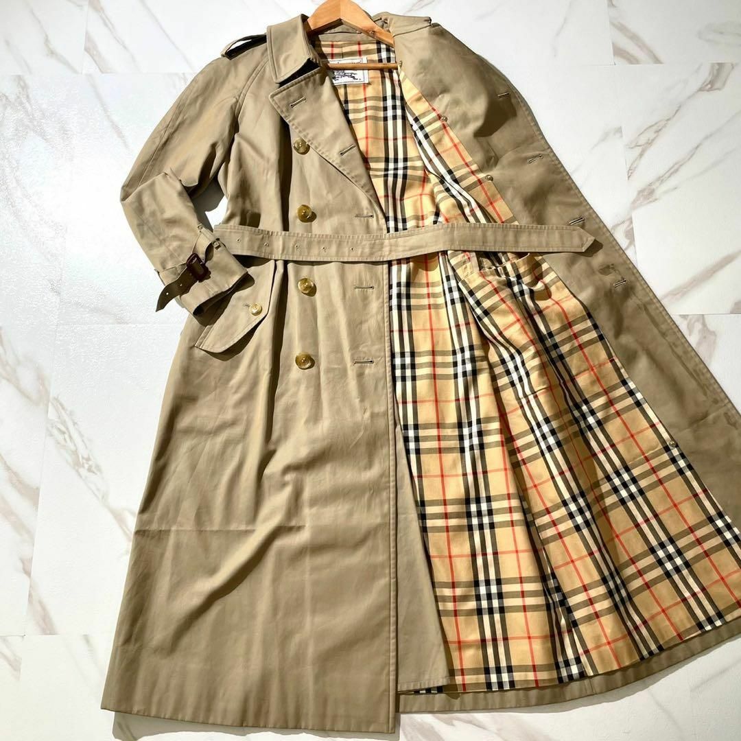 美品 バーバリー トレンチコート ライナー ハニーベージュ L 美品 バーバリー トレンチコート ライナー ハニーベージュ L