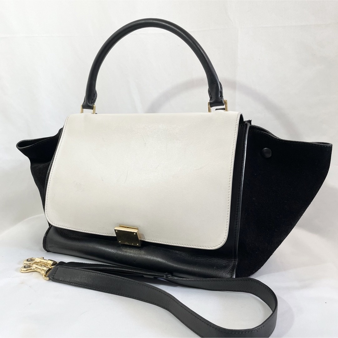 CELINE - 美品 正規品 セリーヌ トラペーズ ハンドバッグ 2way CELINE - 美品 正規品 セリーヌ トラペーズ ハンドバッグ 2way