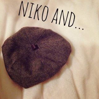 ニコアンド(niko and...)のniko and ツイードベレー帽(ハンチング/ベレー帽)