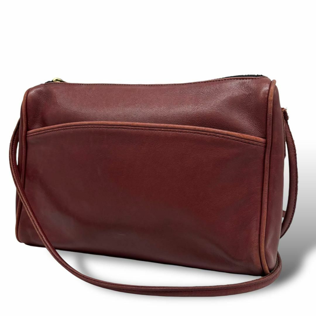 COACH - Vintage coach オールドコーチ　ショルダーバッグ　レザー　レッド