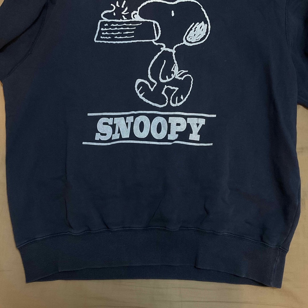 SNOOPY Champion スヌーピー チャンピオン L スウェット 紺 SNOOPY Champion スヌーピー チャンピオン L スウェット 紺