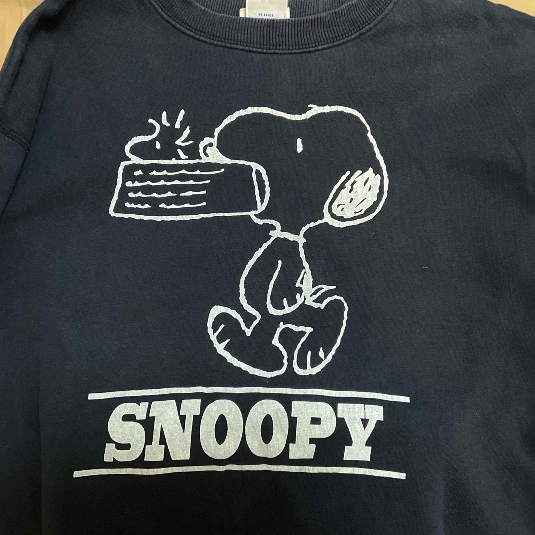 SNOOPY Champion スヌーピー チャンピオン L スウェット 紺 SNOOPY Champion スヌーピー チャンピオン L スウェット 紺