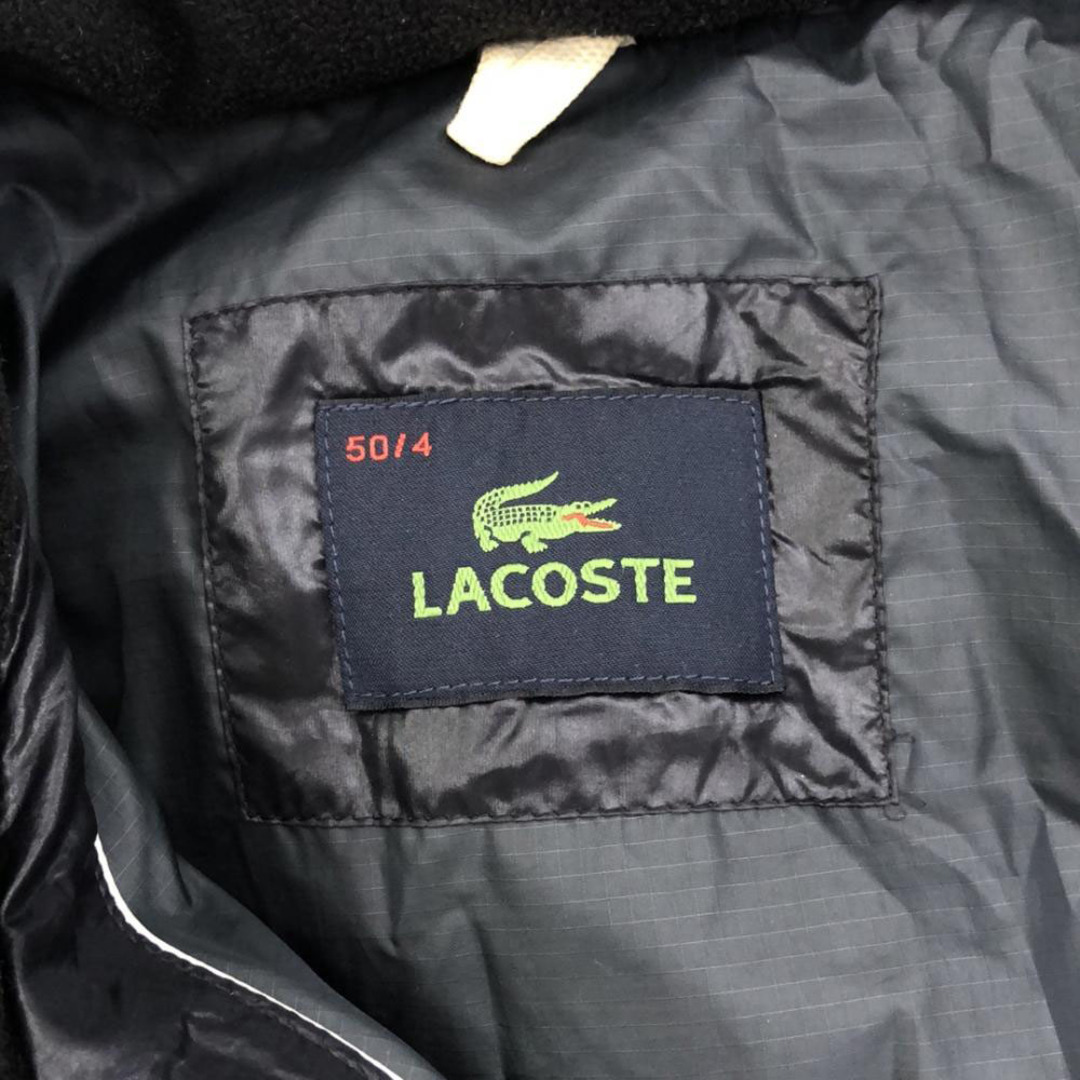 LACOSTE - ラコステ ダウンジャケット 50/4 ブラック LACOSTE LACOSTE - ラコステ ダウンジャケット 50/4 ブラック LACOSTE