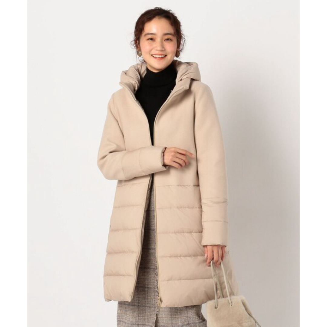 ヘルノ ダウン 異素材コート (HERNO - 最終価格 極美品 業者 ヘルノ ダウン 異素材コート (HERNO - 最終価格 極美品 業者