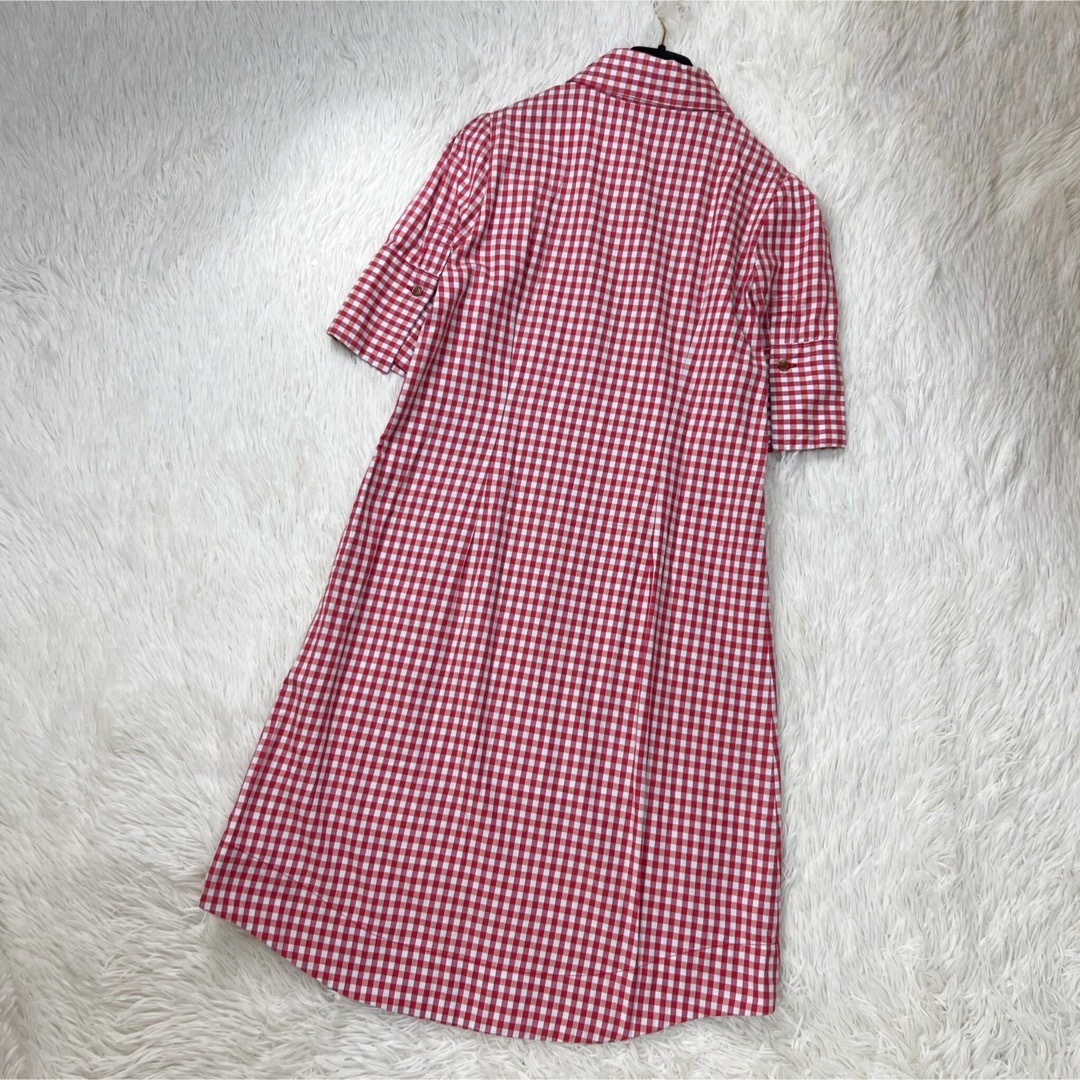 美品】ヴィヴィアンウエストウッド チェックワンピース ピンク 美品】ヴィヴィアンウエストウッド チェックワンピース ピンク