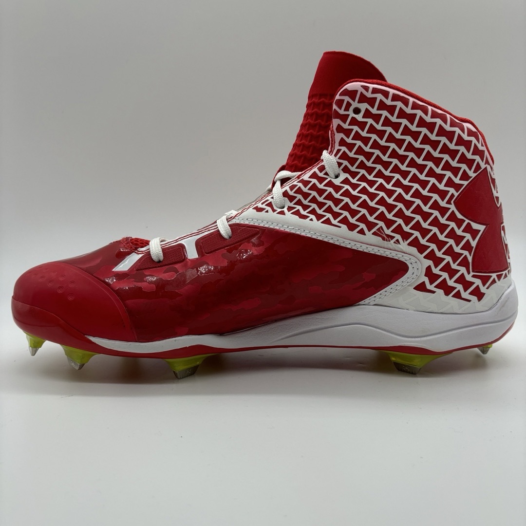 UNDER ARMOUR - アンダーアーマー 野球 スパイク レッド 赤 28 UNDER ARMOUR - アンダーアーマー 野球 スパイク レッド 赤 28