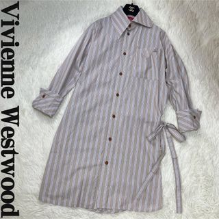 Vivienne Westwood(ストライプ ・ ひざ丈ワンピース)のフリマ Vivienne Westwood(ストライプ ・ ひざ丈ワンピース)のフリマ