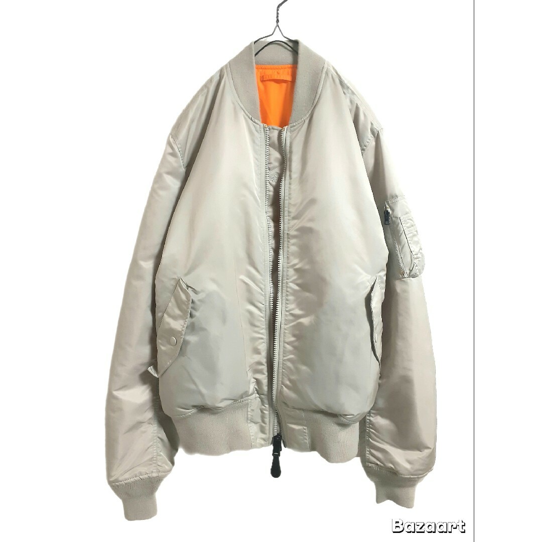 ALPHA INDUSTRIES - 【美品】希少色 ALPHA MA-1 XL アイスグレー ALPHA INDUSTRIES - 【美品】希少色 ALPHA MA-1 XL アイスグレー