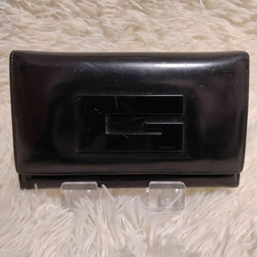 GUCCI - GUCCI エナメル 長財布 Gマーク ブラックの通販 by GUCCI - GUCCI エナメル 長財布 Gマーク ブラックの通販 by