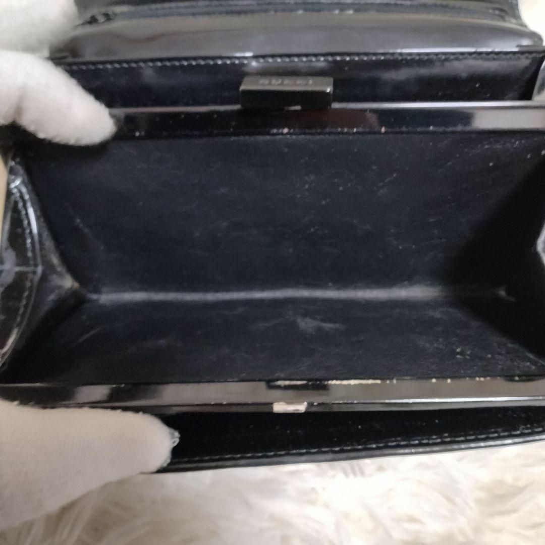 GUCCI - GUCCI エナメル 長財布 Gマーク ブラックの通販 by GUCCI - GUCCI エナメル 長財布 Gマーク ブラックの通販 by