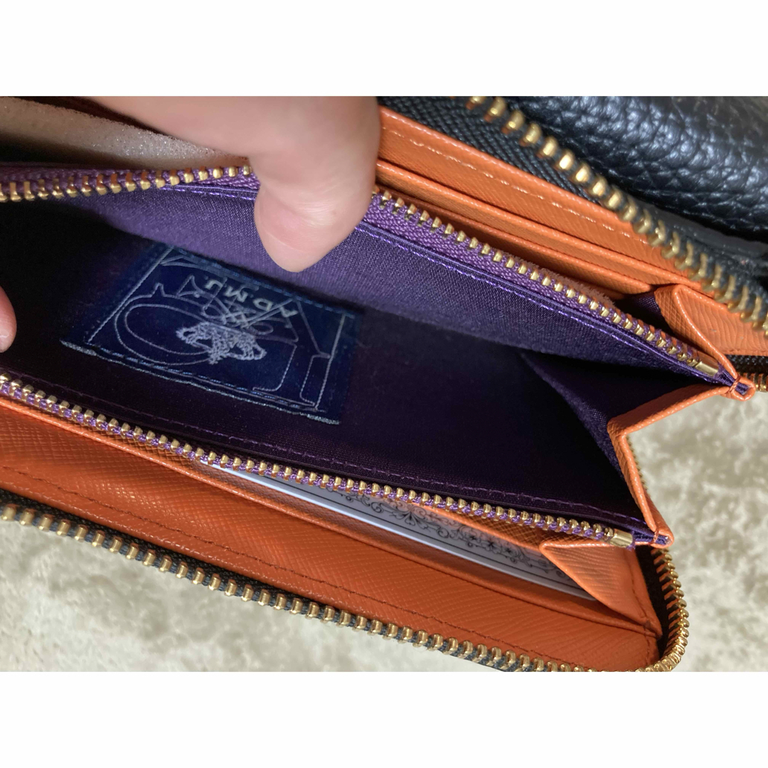 A.D.M.J. 黒 レザー ショルダーバッグ ウォレットショルダー 中古品 A.D.M.J. 黒 レザー ショルダーバッグ ウォレットショルダー 中古品