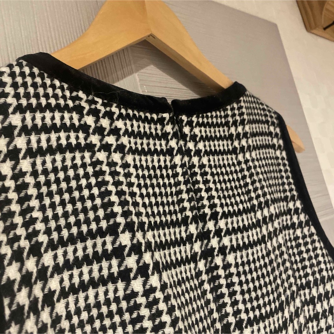 sheller チェック ベロア パイピング ミニワンピース ミニワンピース sheller チェック ベロア パイピング ミニワンピース ミニワンピース