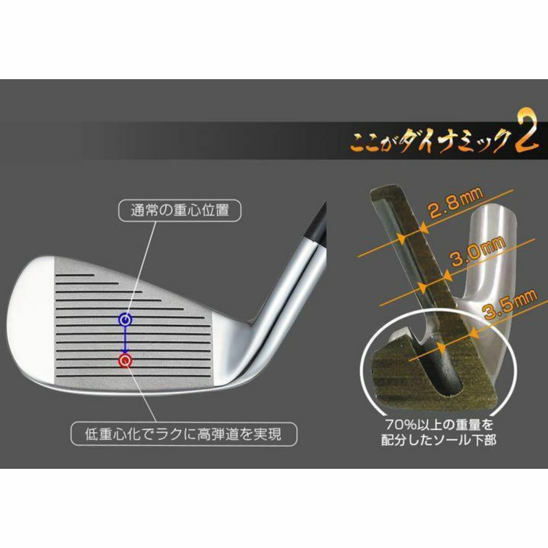Srixon - ☆スチール仕様 8本セット登場☆番手を超えた激飛び Srixon - ☆スチール仕様 8本セット登場☆番手を超えた激飛び