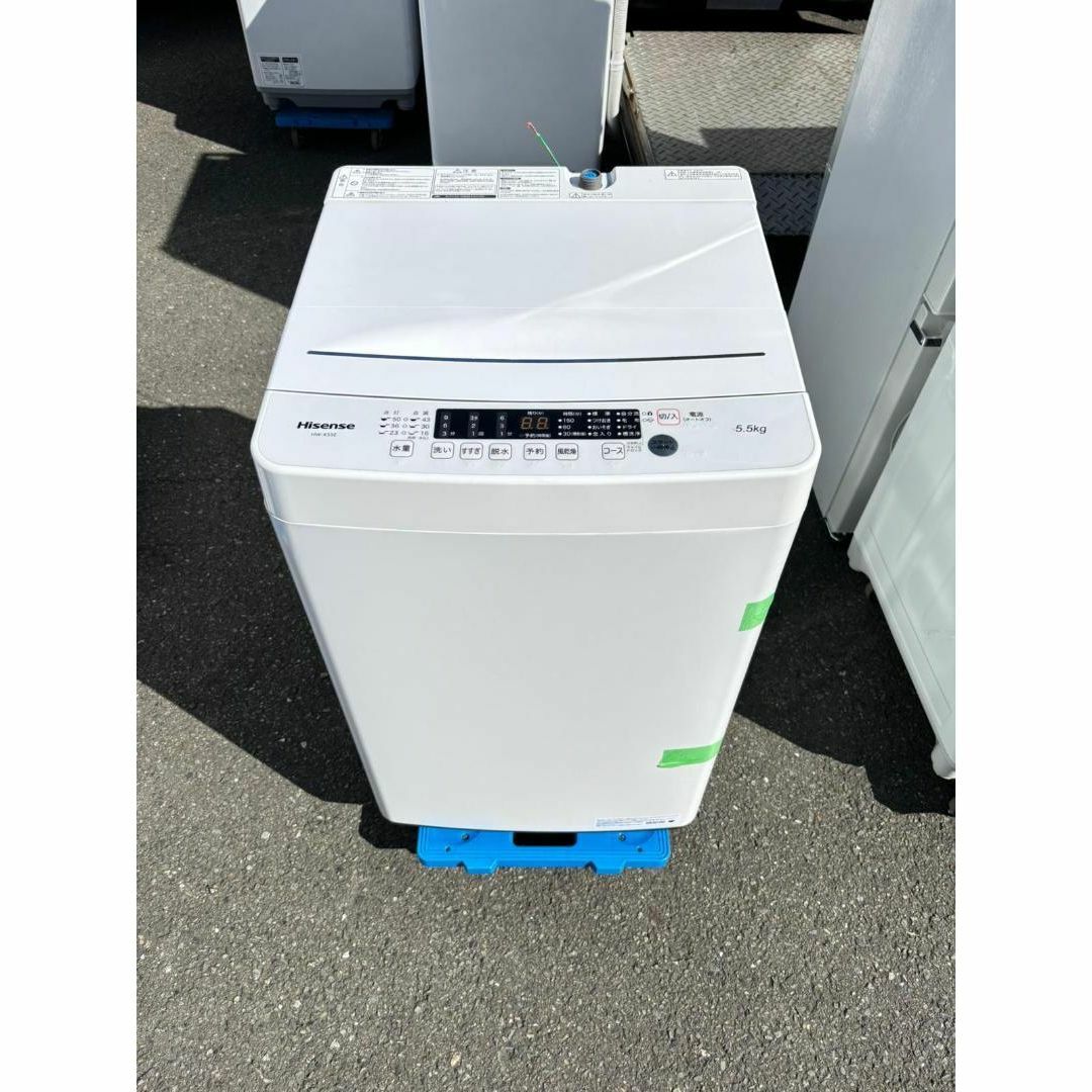 Hisense - ハイセンス HISENSE 洗濯機 HW-K55E 5.5Kg 2022年製の Hisense - ハイセンス HISENSE 洗濯機 HW-K55E 5.5Kg 2022年製の