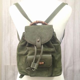 GUCCI(リュック/バックパック ・ グリーン・カーキ/緑色系)の GUCCI(リュック/バックパック ・ グリーン・カーキ/緑色系)の
