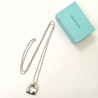 ティファニー(Tiffany & Co.)のTIFFANY ティファニー クロスモチーフ ネックレス シルバー925(ネックレス)