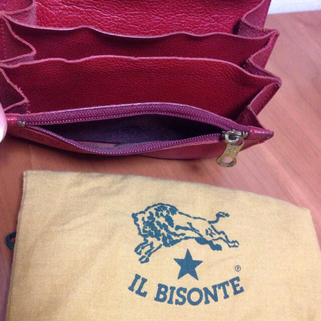 IL BISONTE(イルビゾンテ)のイルビゾンテ お財布♡レッド レディースのファッション小物(財布)の商品写真