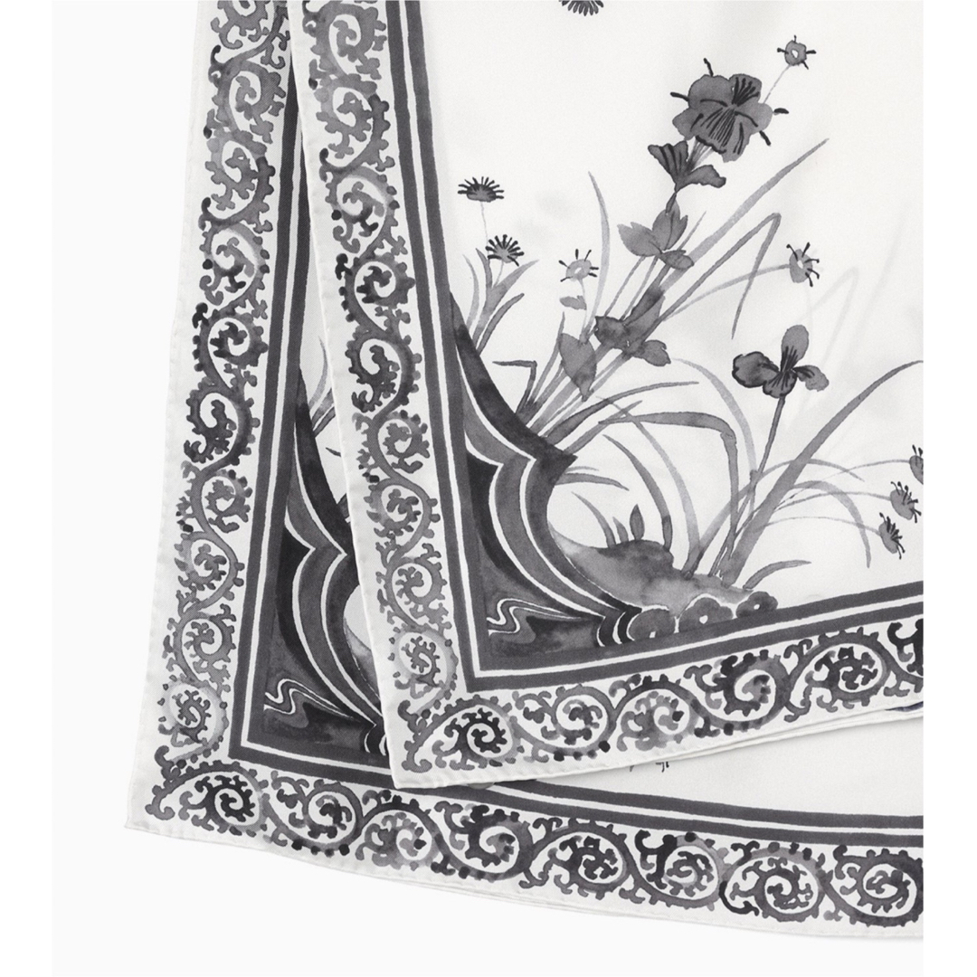 mame - mame kurogouchi Hand Printed Silk Scarfの通販 by こん mame - mame kurogouchi Hand Printed Silk Scarfの通販 by こん