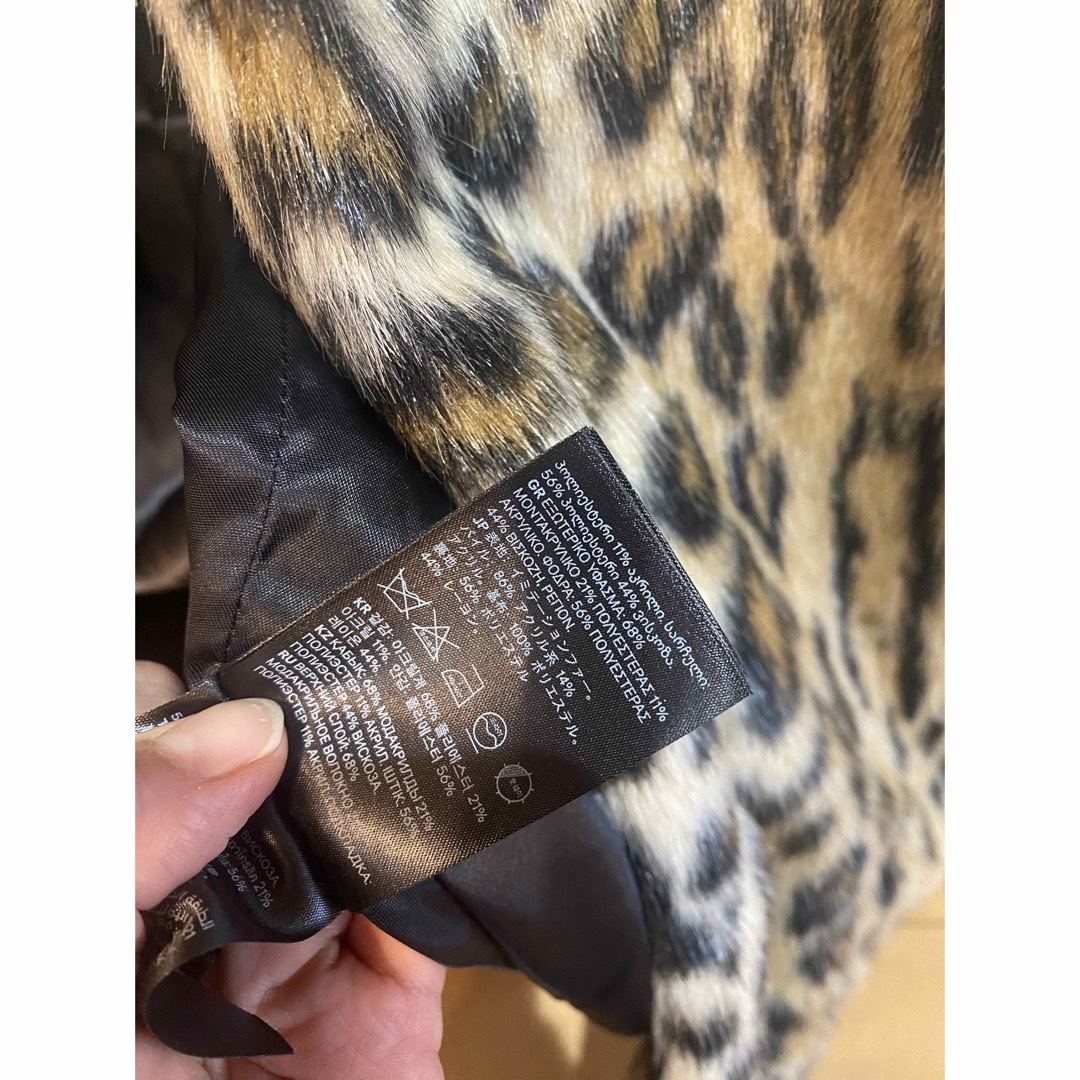 H&M - H&Mレオパード柄ファーコート 新品未使用エイチアンドエム H&M - H&Mレオパード柄ファーコート 新品未使用エイチアンドエム