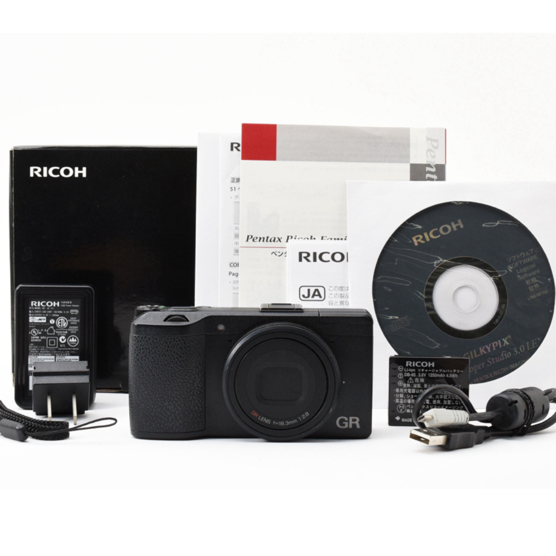 RICOH デジタルカメラ GR APS-CサイズCMOSセンサー ローパス RICOH デジタルカメラ GR APS-CサイズCMOSセンサー ローパス