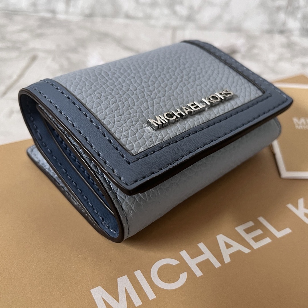 MICHAEL KORS - マイケルコース☆新品☆レザー 三つ折り財布 MICHAEL KORS - マイケルコース☆新品☆レザー 三つ折り財布