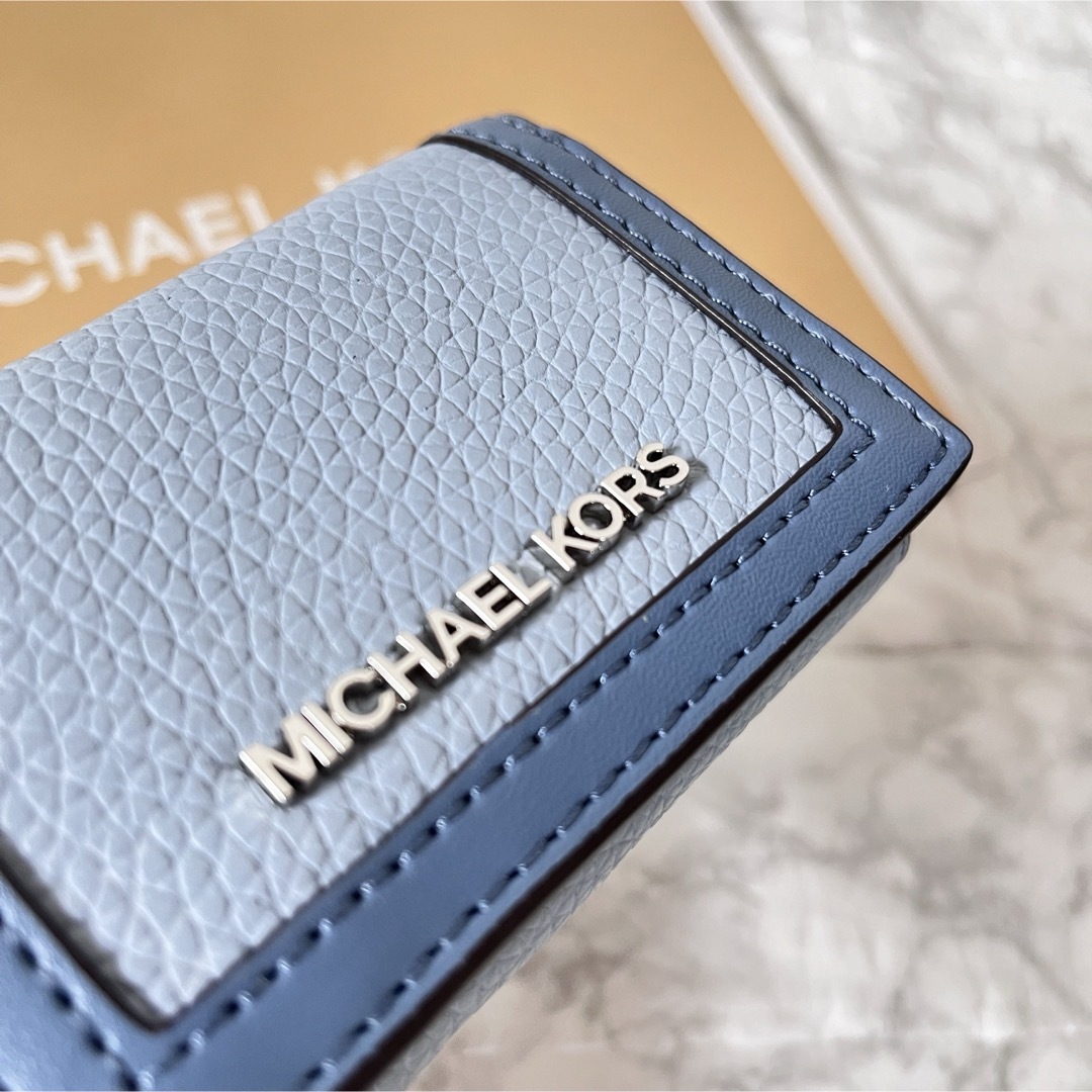 MICHAEL KORS - マイケルコース☆新品☆レザー 三つ折り財布 MICHAEL KORS - マイケルコース☆新品☆レザー 三つ折り財布