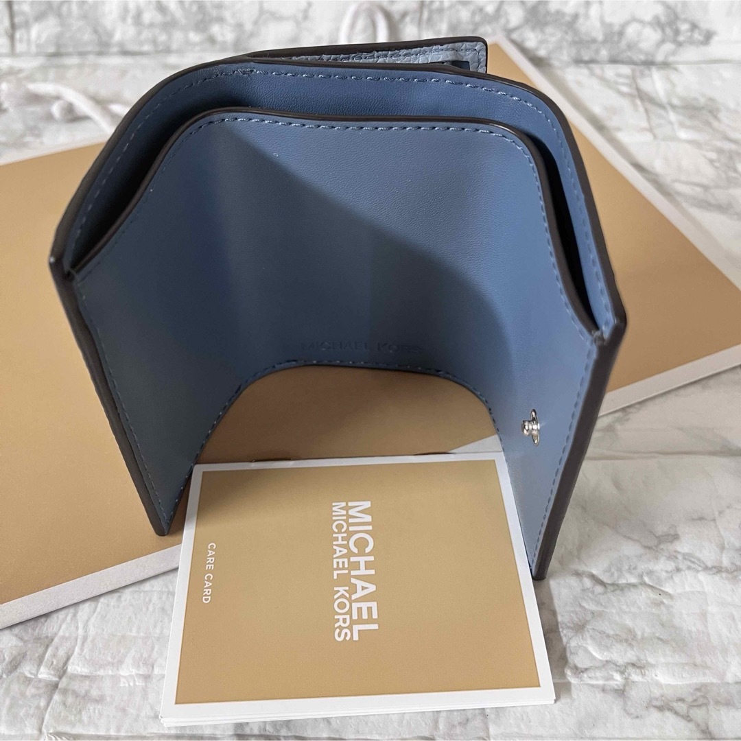 MICHAEL KORS - マイケルコース☆新品☆レザー 三つ折り財布 MICHAEL KORS - マイケルコース☆新品☆レザー 三つ折り財布