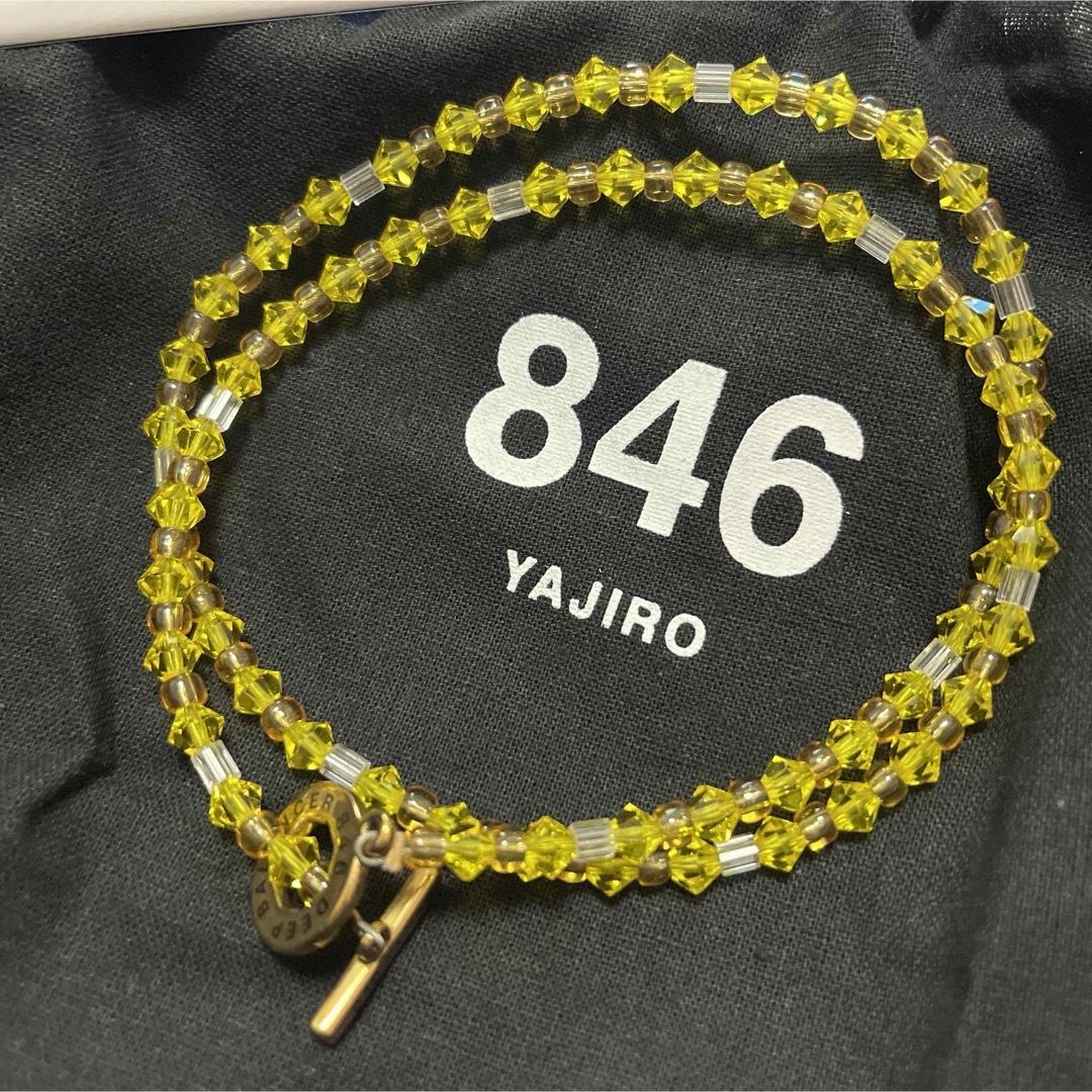 846 YAJIRO ネックレス イエロー 846 YAJIRO ネックレス イエロー