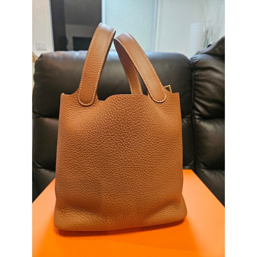HERMES - 新品未使用 エルメス ピコタンロックMM 22 ゴールド HERMES - 新品未使用 エルメス ピコタンロックMM 22 ゴールド