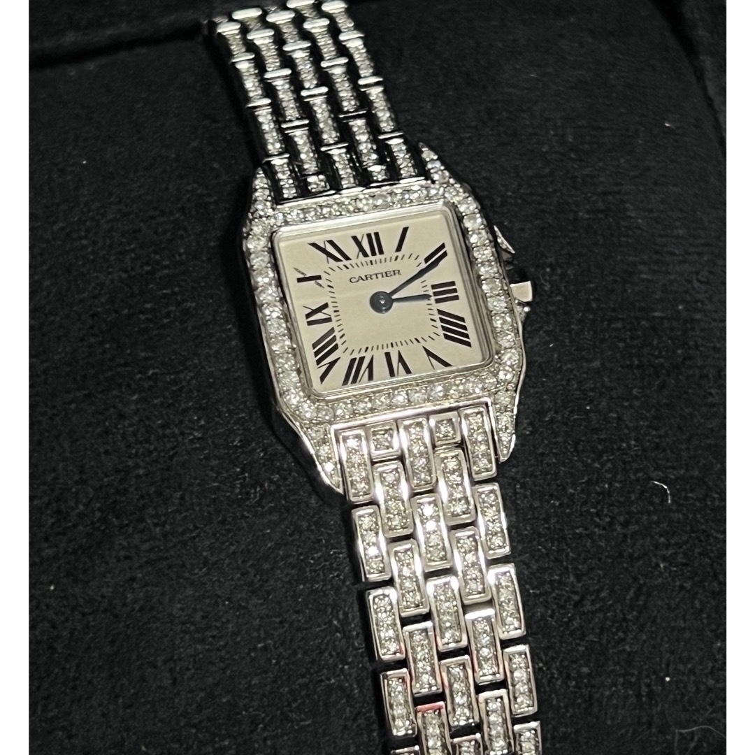 Cartier - カルティエ サントスドゥモワゼル アルターダイヤモンド　カルティエ時計