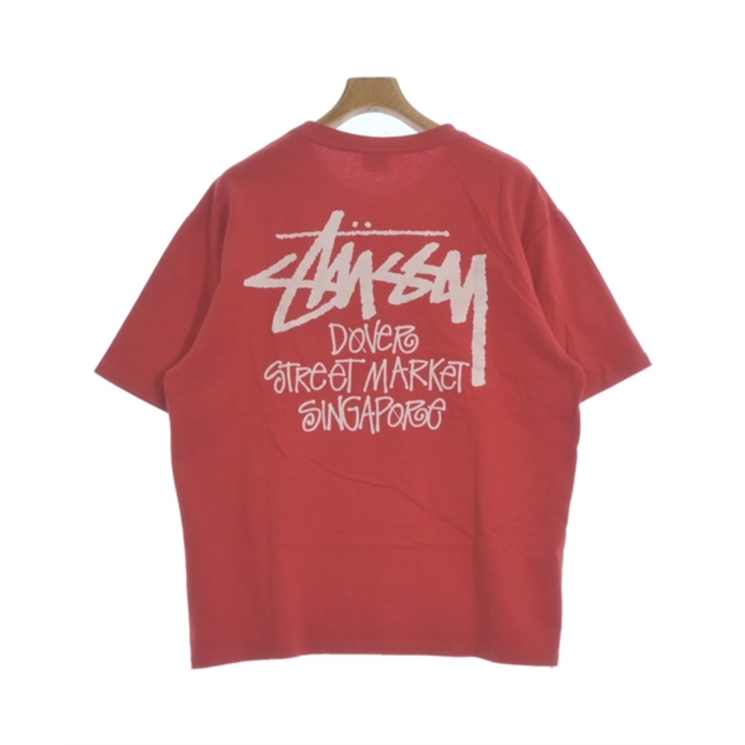 STUSSY - STUSSY ステューシー Tシャツ・カットソー L 赤 【古着 STUSSY - STUSSY ステューシー Tシャツ・カットソー L 赤 【古着
