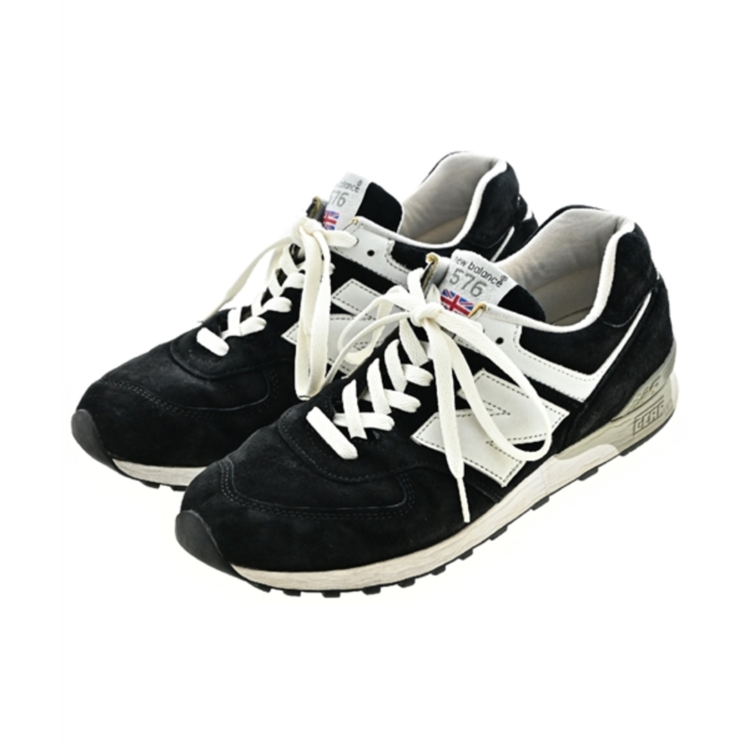 New Balance - New Balance ニューバランス スニーカー 25.5cm 黒x白 【古着】【中古】