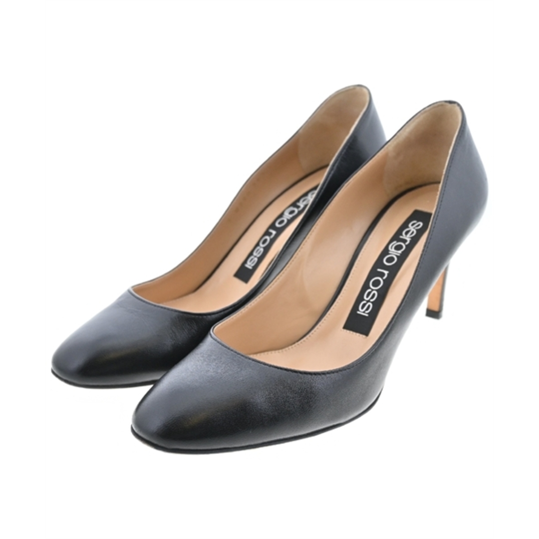 Sergio rossi パンプス 36 1/2(23.5cm位) 黒 【古着】【中古】 Sergio rossi パンプス 36 1/2(23.5cm位) 黒 【古着】【中古】