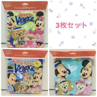 ディズニー(Disney)のスプリングヴォヤッジ♡ウォッシュタオル(ハンカチ)