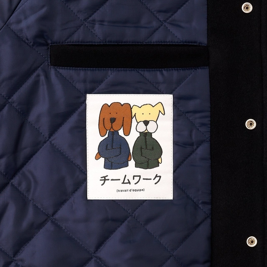 everyone x j.30000 varsity jacket XLサイズの通販 by でぶ everyone x j.30000 varsity jacket XLサイズの通販 by でぶ
