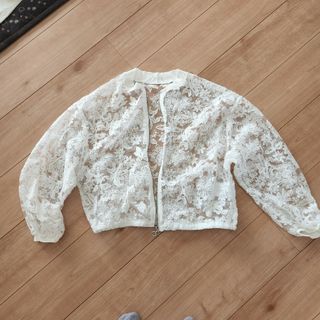シマムラ(しまむら)のアウター　カーディガン　レース　150　ジュニア　キッズ(ジャケット/上着)