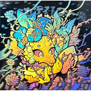 荒木町ナイト モジャイドス ガチホロ まんだらけ さん家祭り シール(キャラクターグッズ)