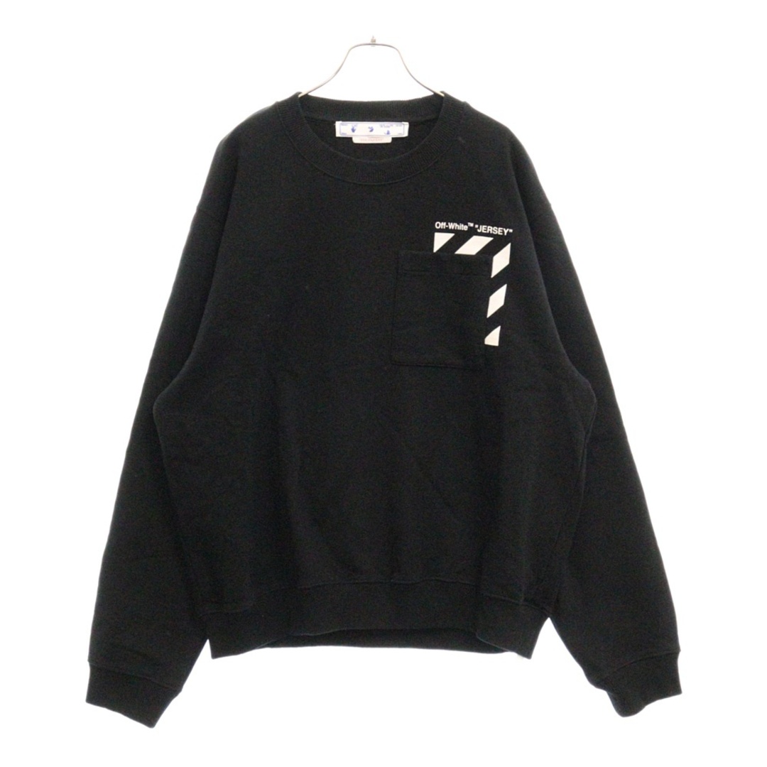 OFF-WHITE オフホワイト Marker Logo Print Crew Neck OFF-WHITE オフホワイト Marker Logo Print Crew Neck